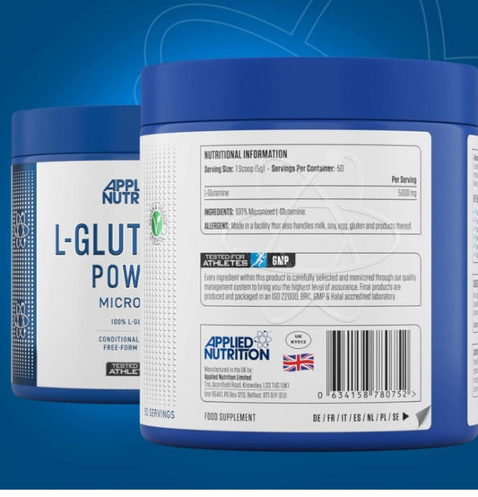 جلوتامين 250g ابلايد نيوترشن