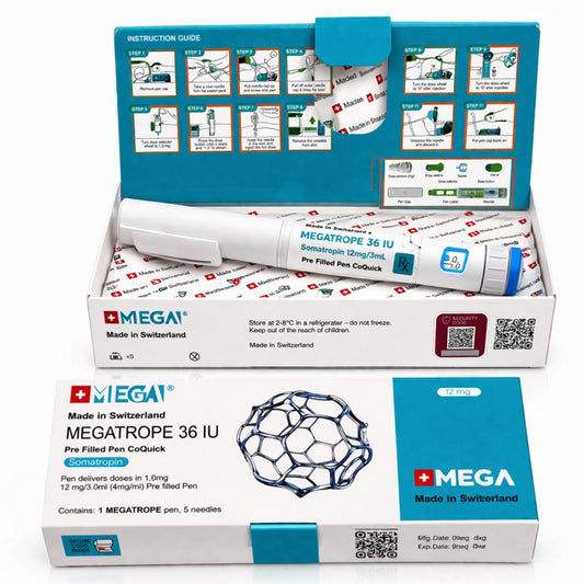 Swiss HGH 36 IU – قلم هرمون النمو مُعبأ مُسبقًا